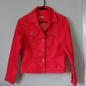 2016 by Parasuco Red Denim Jacket